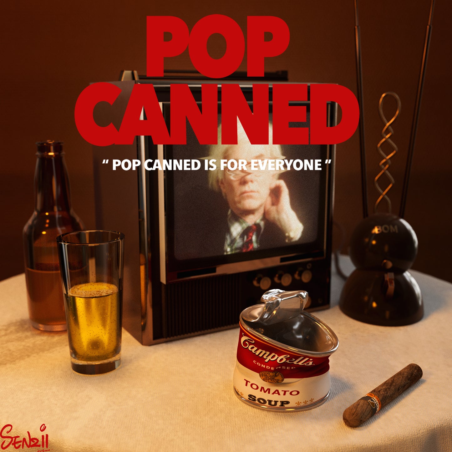 [Spot In stock] Furniture decoration series: POP CANNED (popular canned food)