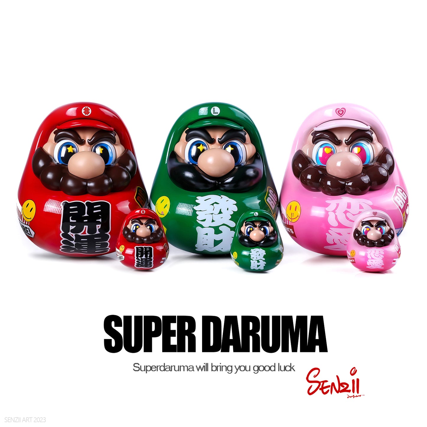 Super Daruma Series "Get Rich" Daruma 